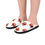 Thumbnail: White-Stylish Chocolate Cups Indoor Slippers with Bold Lip Design, Trendy