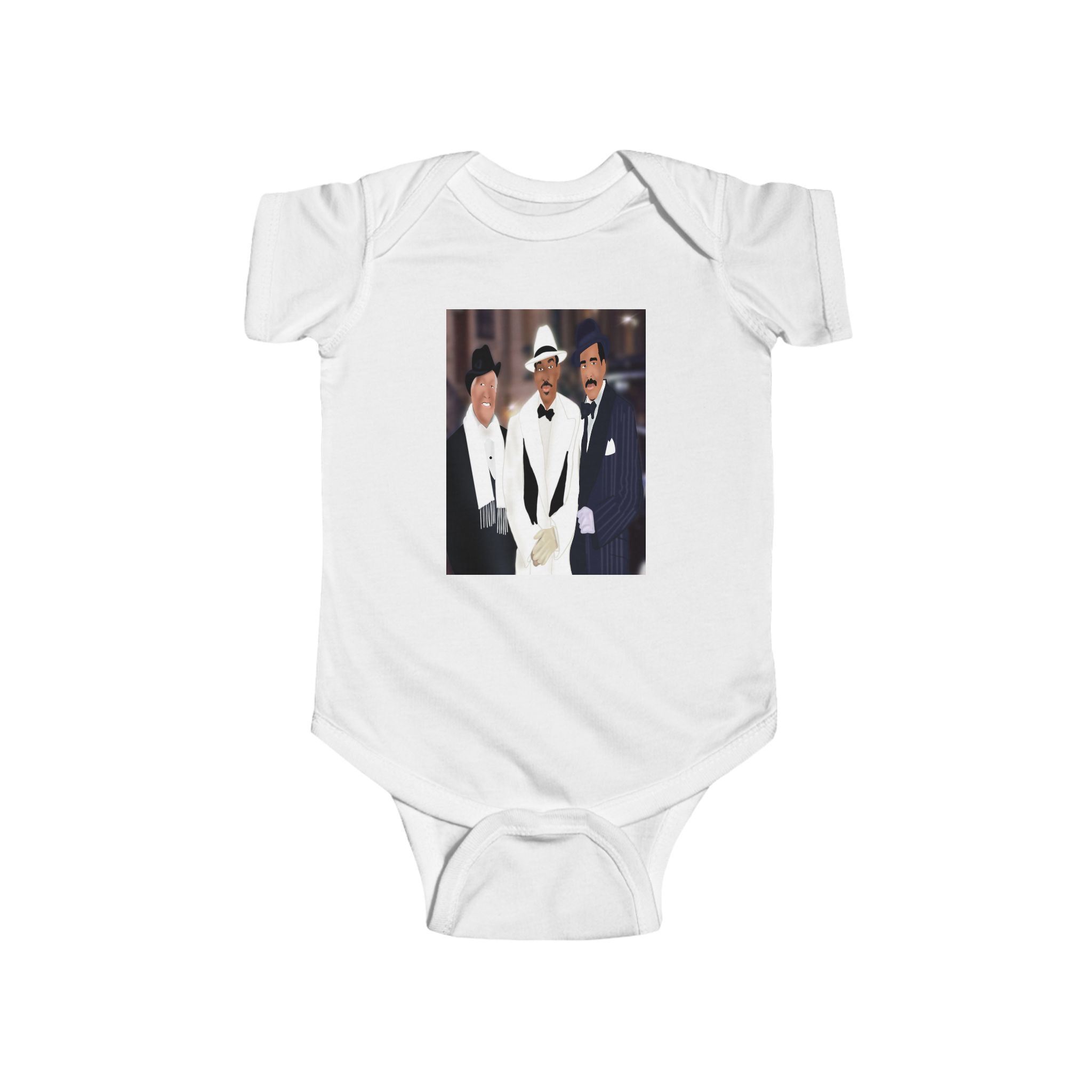 Vintage-Inspired Infant Bodysuit - Chic Baby Clothes, Unique Baby Gift, 