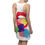 Thumbnail: Taffy Lip Pop Art Racerback Dress, Fun Summer Dress, Vibrant Casual Wear