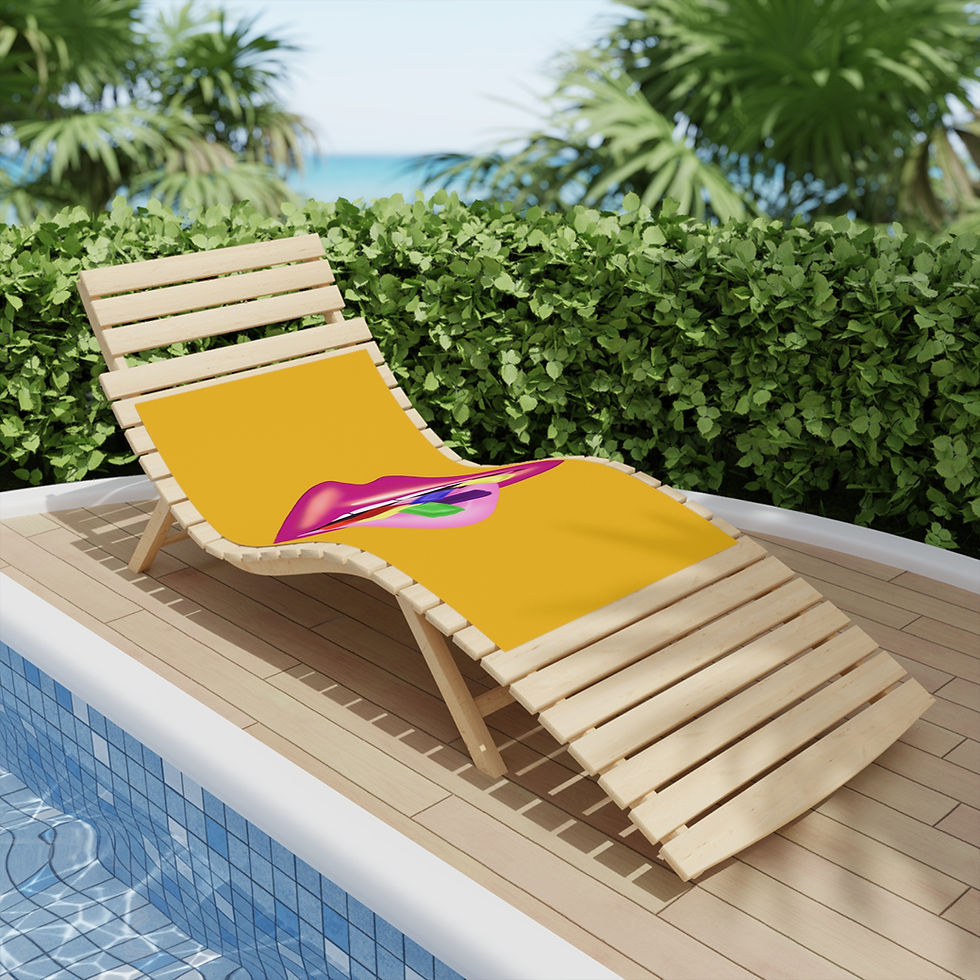 Thumbnail: Beach Towels with Colorful Candy Design | Summer Pool Accessory, Yellow Towels