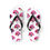 Thumbnail: Vibrant Candy/Lip Print Flip Flops, Beach Footwear, Sandals