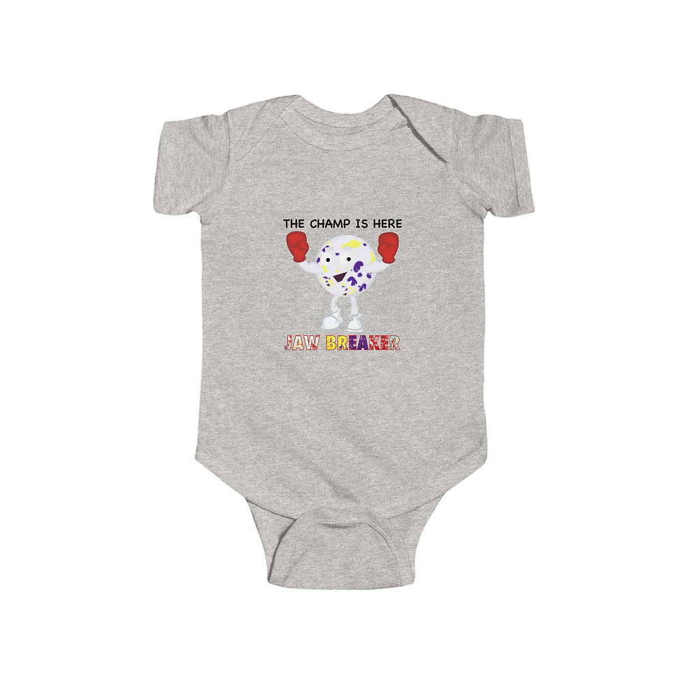Thumbnail: Infant Bodysuit - The Champ is Here! Cute Baby Clothes, Sports Theme Onesie