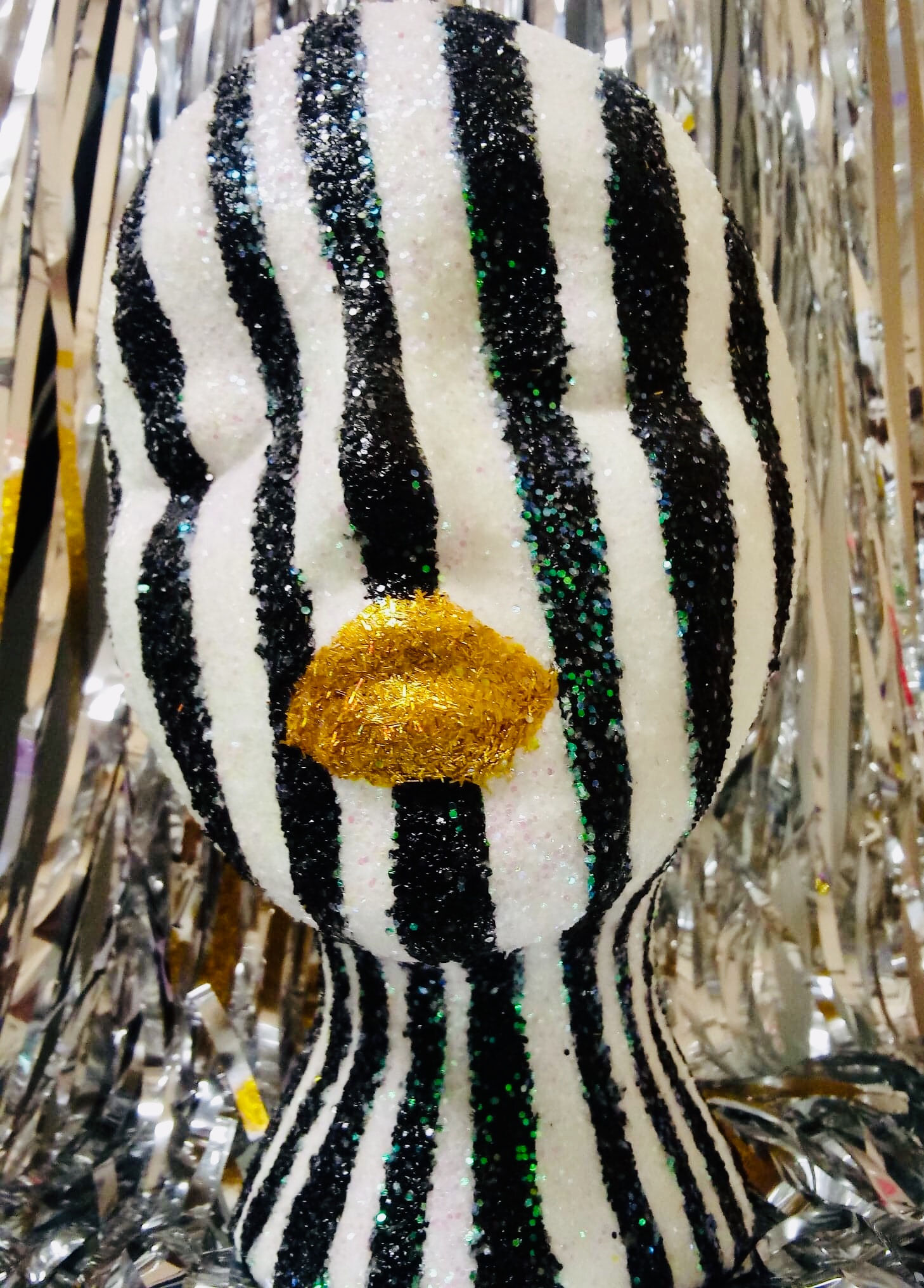 Referee a.k.a Goldie, Mannequin Head Display Lightweight Glam