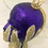 Thumbnail: Mardi Gras Drizzle mannequin head demo display