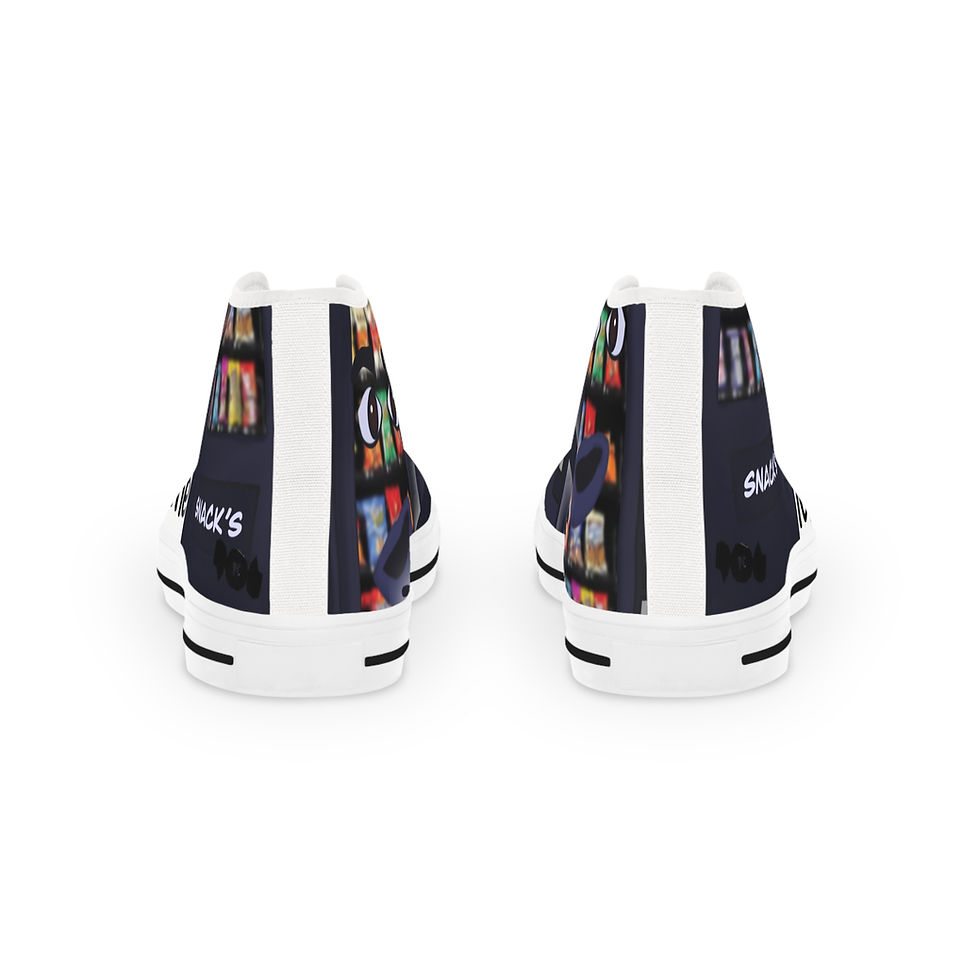 Thumbnail: Snack & Munch High Top Sneakers, Streetwear, Unique Gift, Footwear