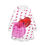Thumbnail: Vibrant Bubblegum Candy Graphic Hooded Blanket, White Sleepwear 