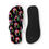 Thumbnail: Vibrant Gummy Worms Flip Flops, Colorful Black Sandals, Summer Footwear