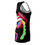 Thumbnail: Gummy Worms Lip Pop Art Racerback Dress, Black Fun Summer Outfit, Edgy Fashion