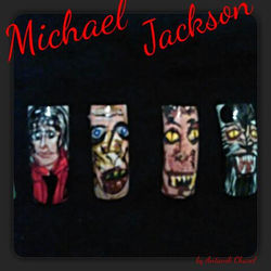 Michael Jackson Nail Art