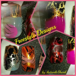 Crackle Nail Polish Designs