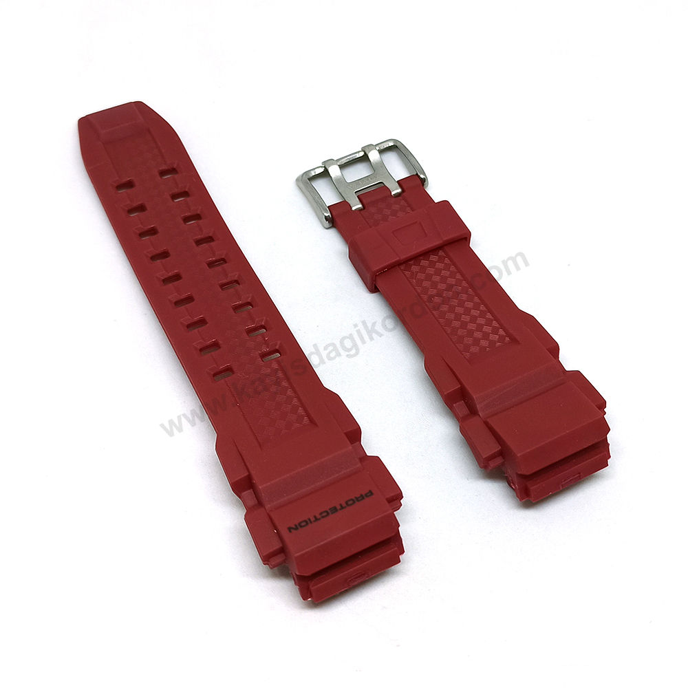 Jaga AD1132 , M1132 Uyumlu Bordo Kırmızı Silikon Orjinal Saat Kordonu Kayışı Kemeri