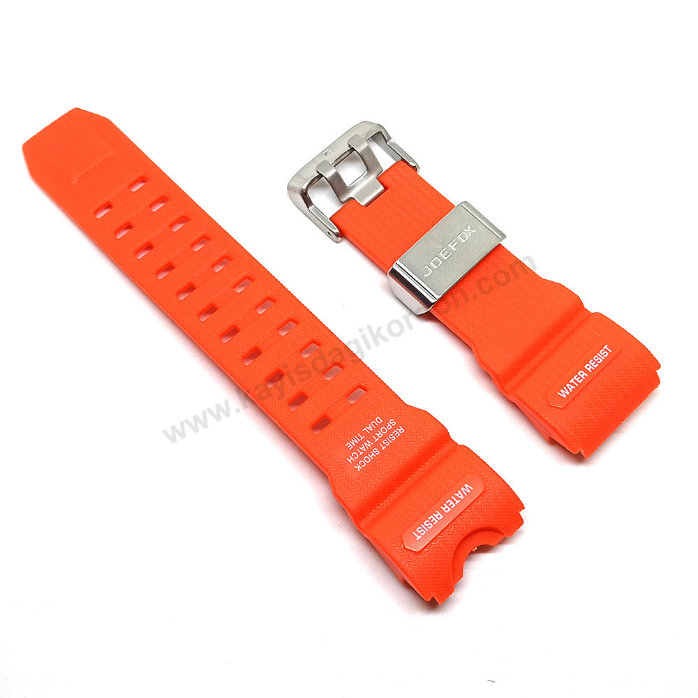 Joefox 1523 Uyumlu Turuncu Silikon Orjinal Yedek Saat Kordonu Kayışı Kemeri