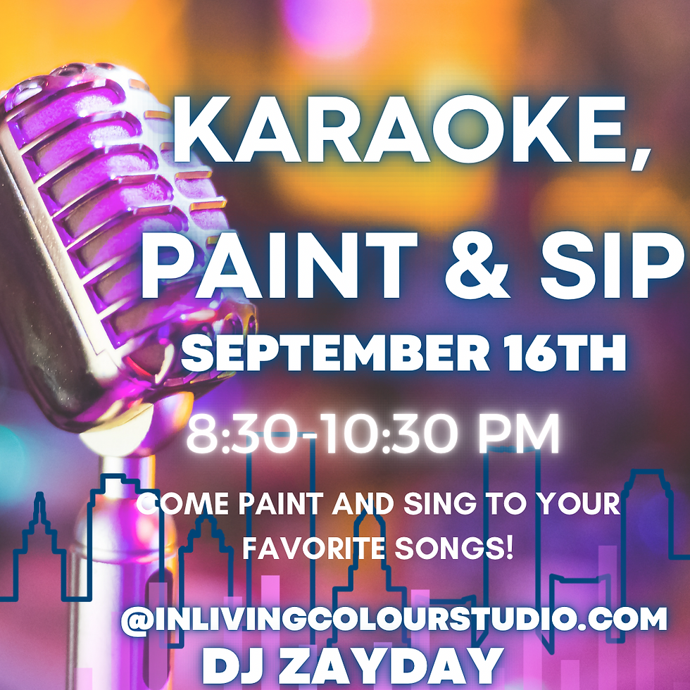 Karaoke Sip n Paint