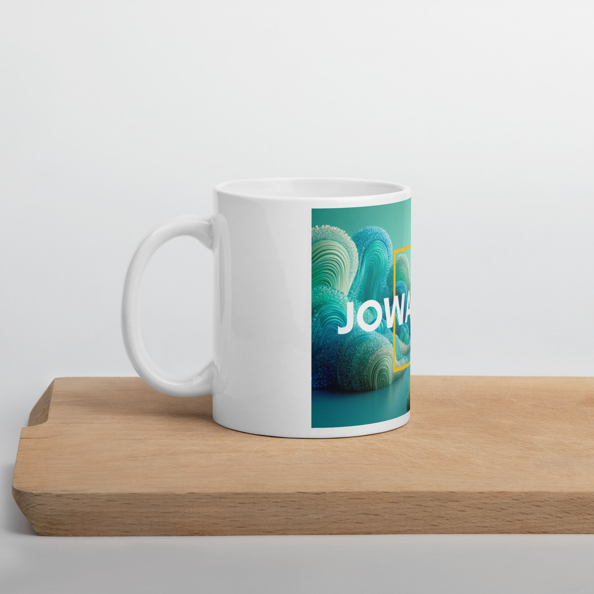 Mug blanc brillant