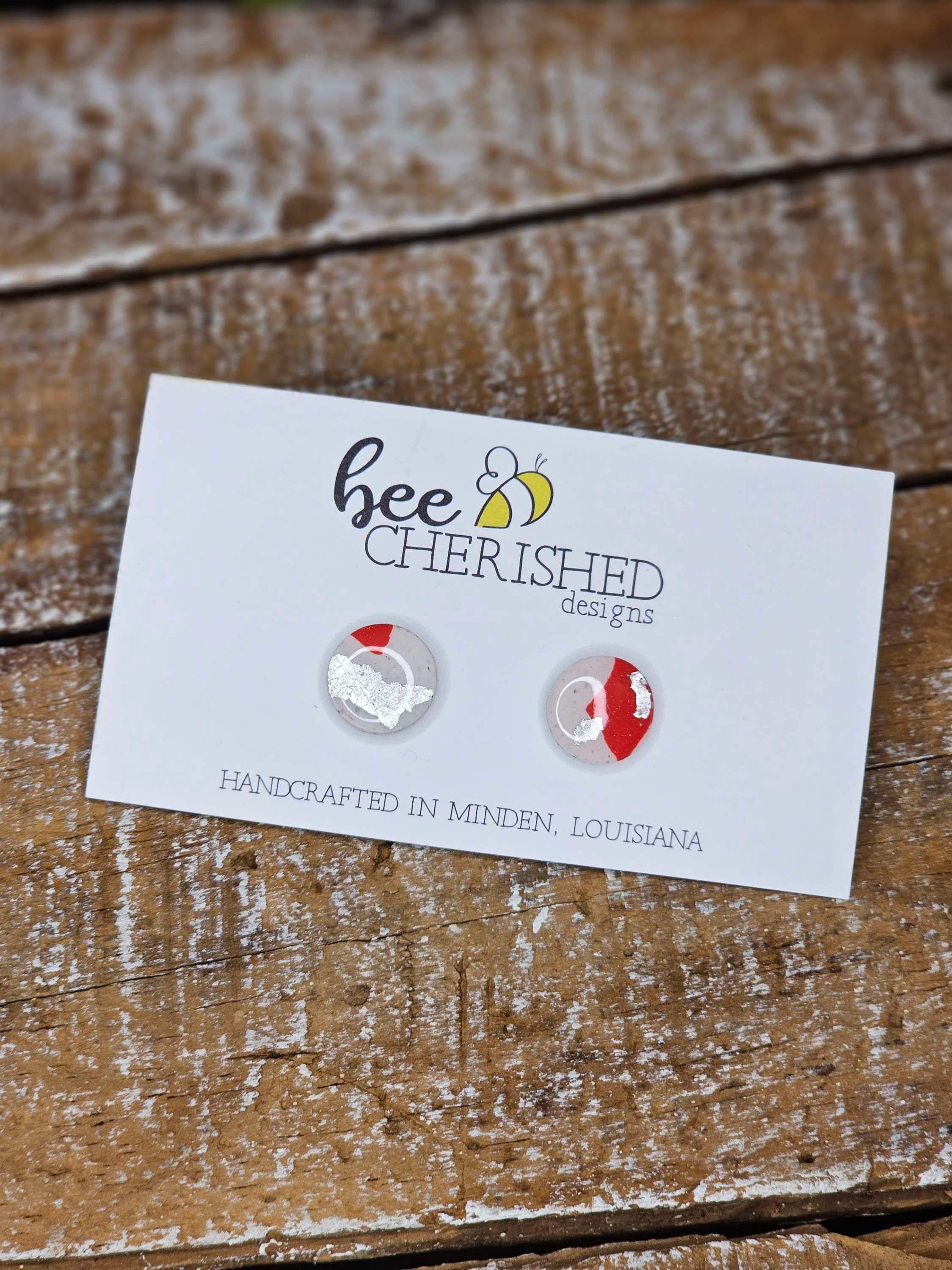 LOVE NEVER FAILS Terrazo Small Studs