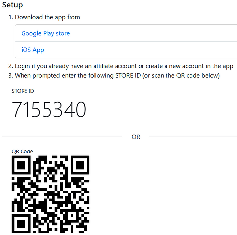 Affiliate App Instructions