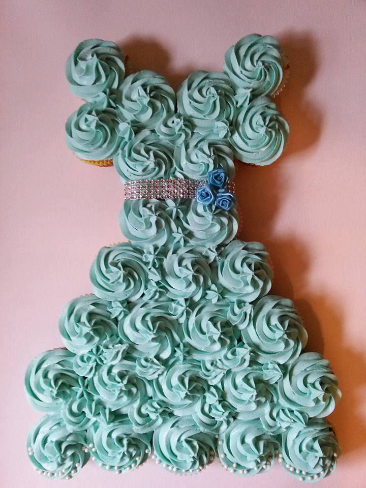 Dress Cupcake cake