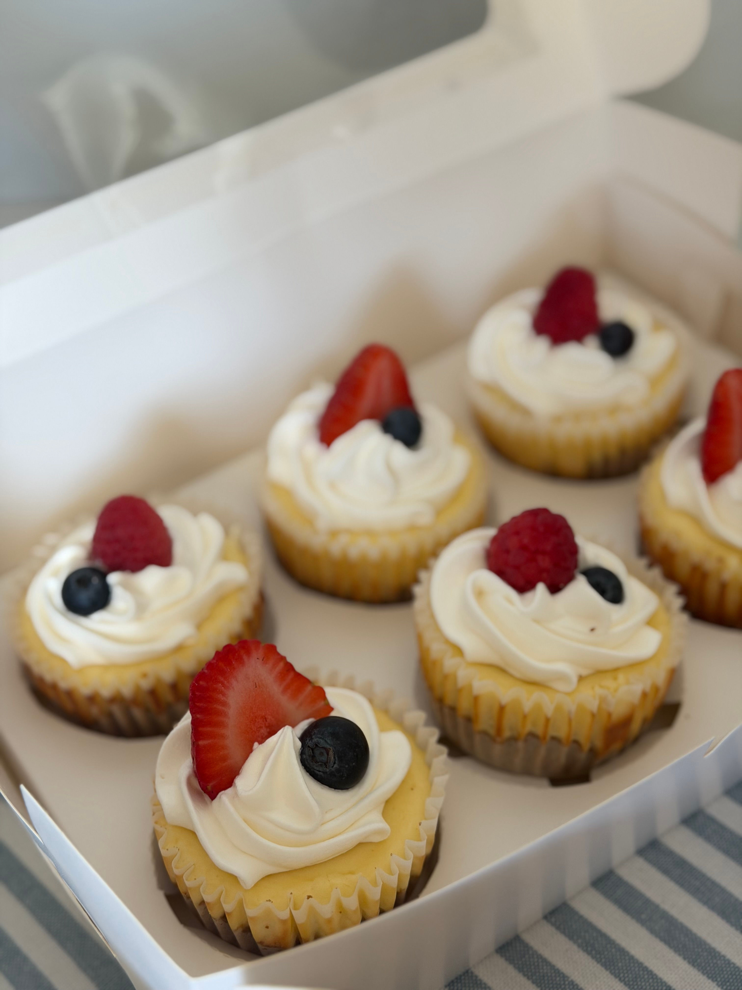 Mini Cheesecakes β 4th of July Special