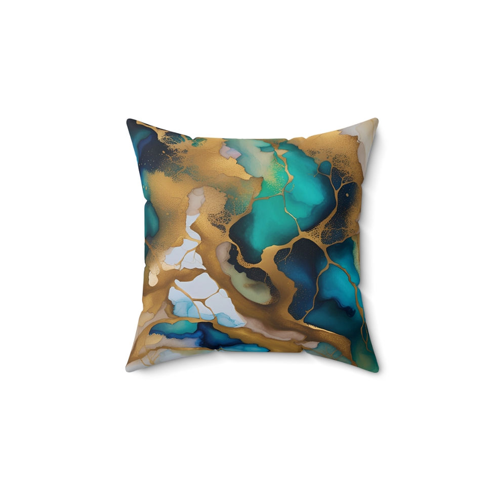 Thumbnail: Benzaiten - Spun Polyester Square Pillow