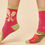 Thumbnail: Powder - Floral Ankle Socks
