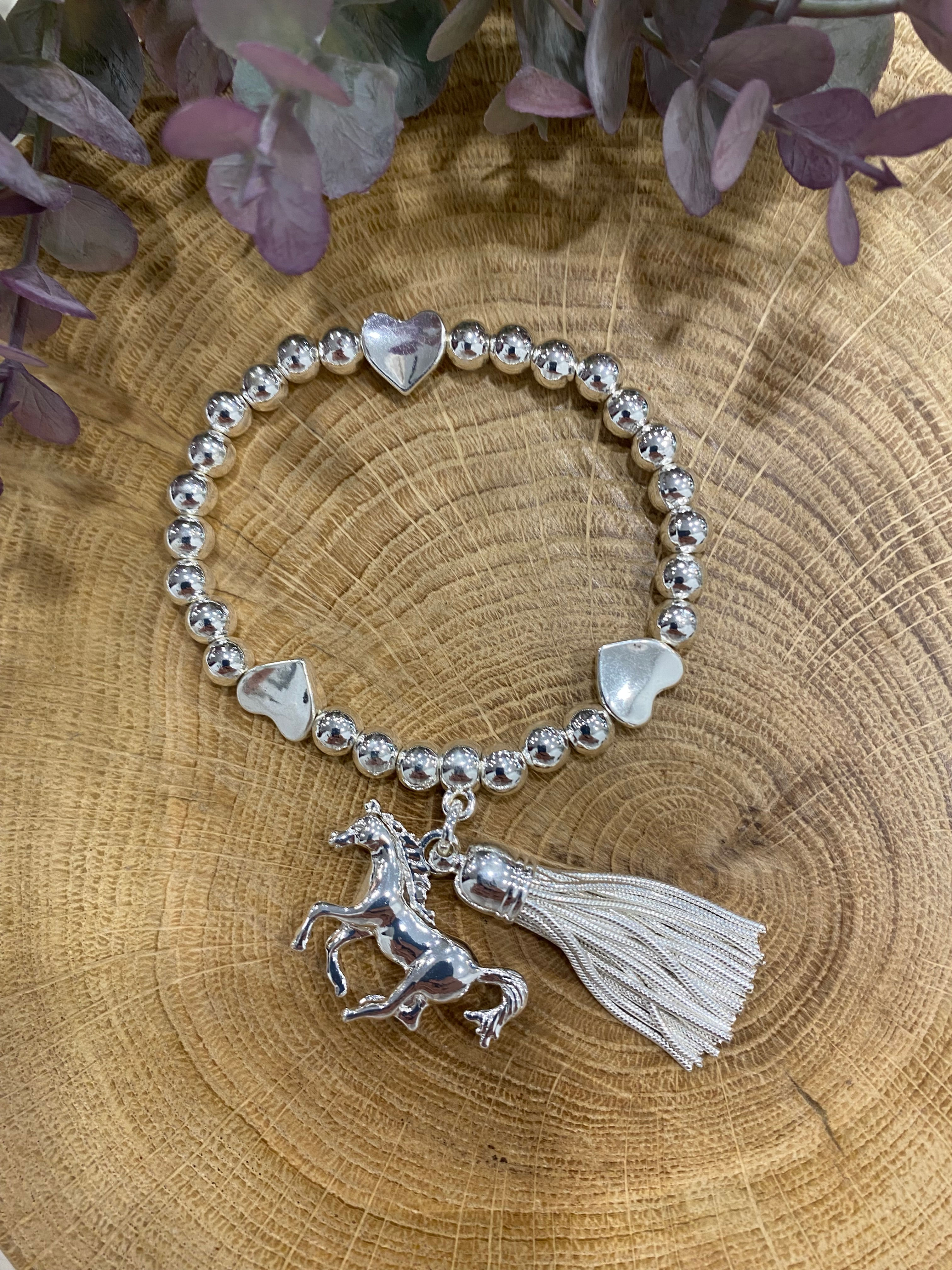 Horse Design Stretch Bracelet