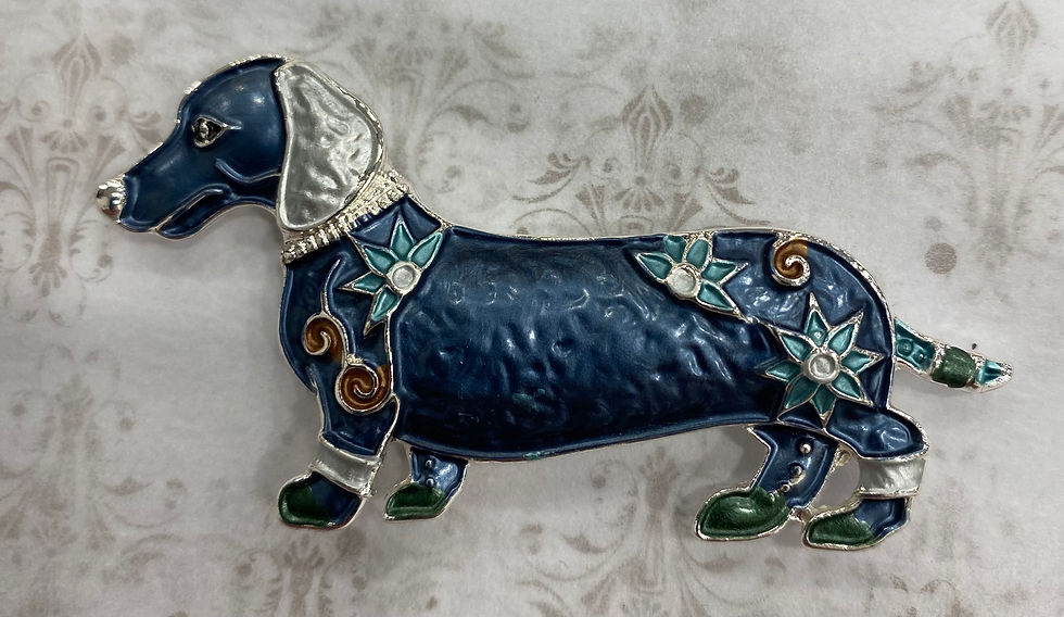 Magnetic Dog Brooch