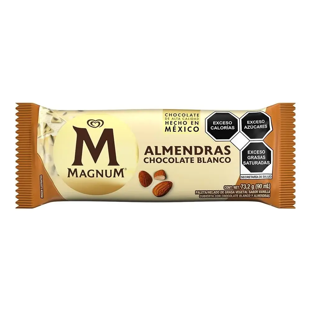 Magnum almendras chocolate blanco