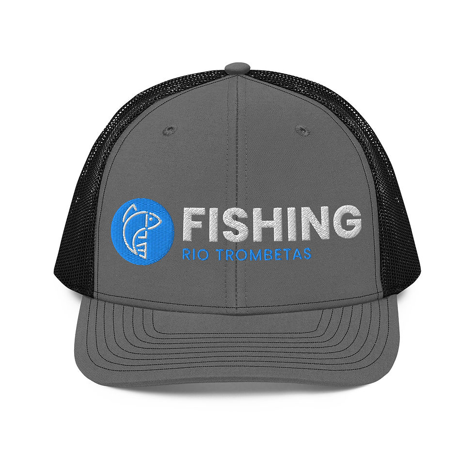 Miniatura: Boné Trucker Snapback Preto/Cinza Escuro - Frente