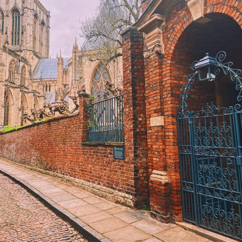 Cobblestone street in York