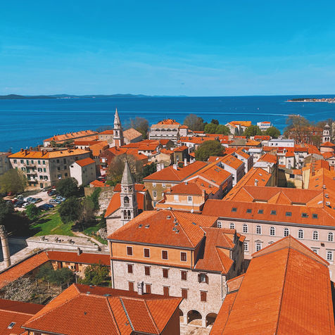 View from Zadar Bell Tower, Zadar, Croatia