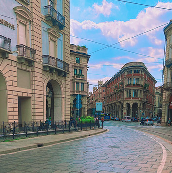 Piazza Castello in Italy, Turin