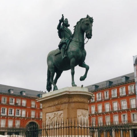 Plaza Mayor, Madrid, Europe, Spain