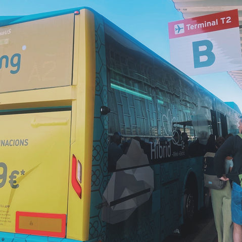 Barcelona Airport Shuttle Bus in Spain