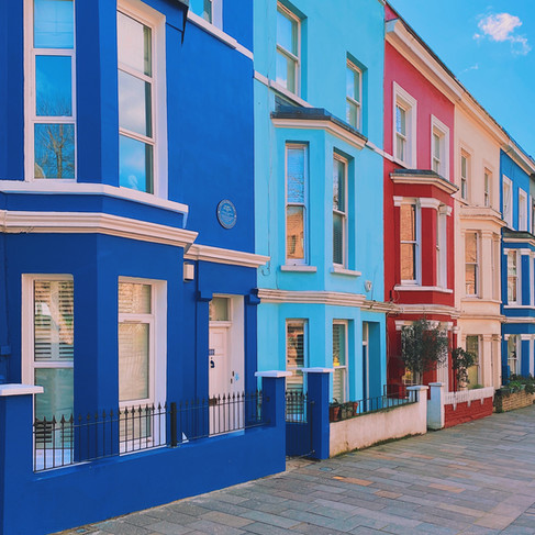 Tavistock Road in Notting Hill, London