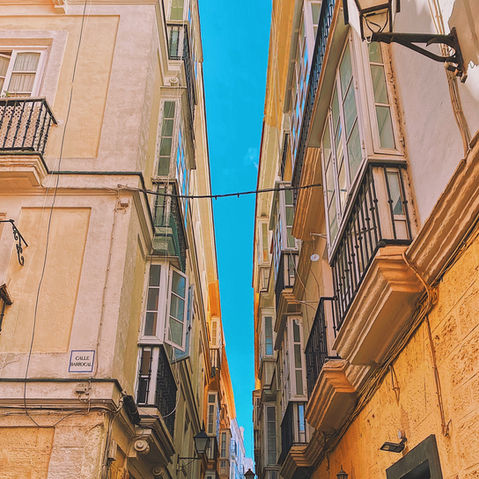 Street in Cádiz, Spain