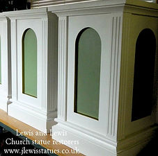 bespoke classic design church pedestals_