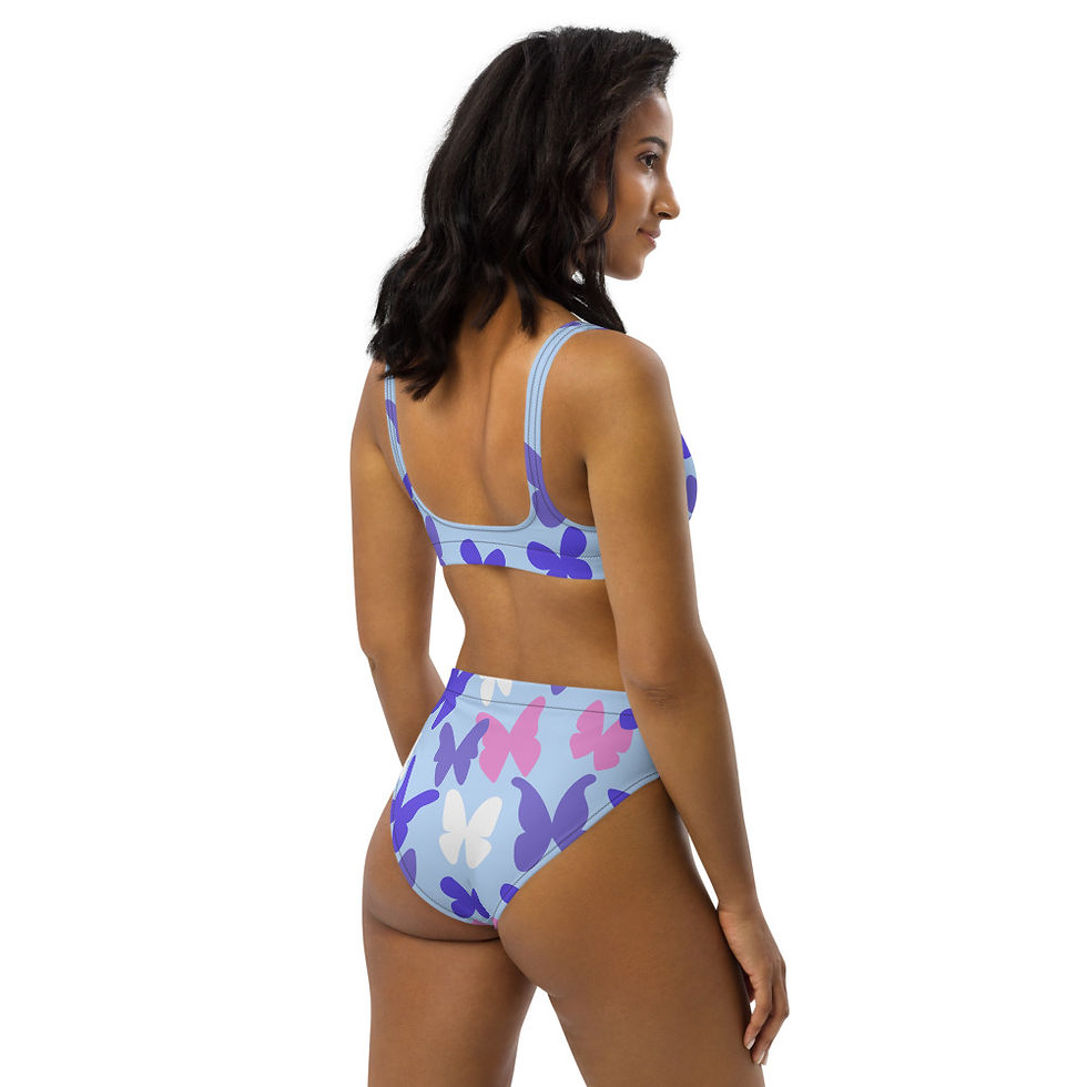 Thumbnail: Recycled high-waisted bikini