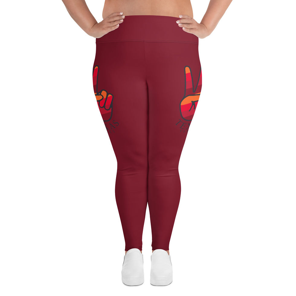 Thumbnail: All-Over Print Plus Size Leggings