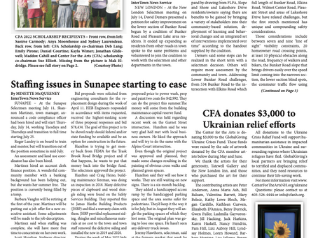 The July 19, 2022 edition of the InterTown Record is now available online!