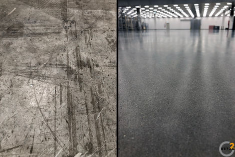 Üzem padlójának polírozása és pormentesítése C2™ technológiával   8000 m2