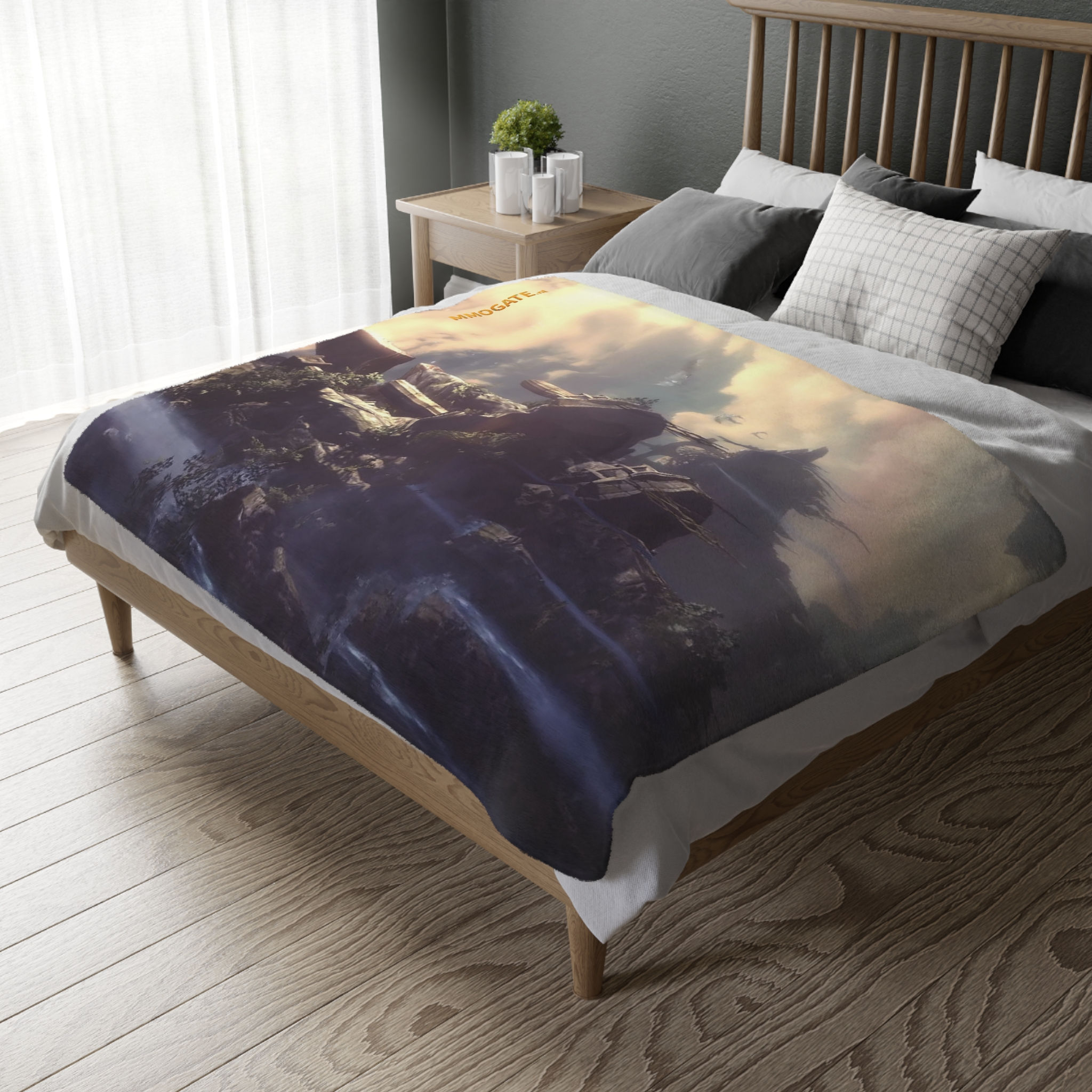 MMOGATE Velveteen Microfiber Blanket