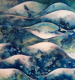 acrylic resist on canvas