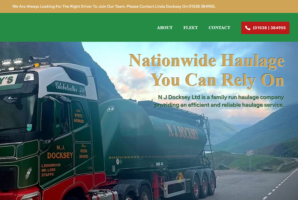 NJ Docksey Website