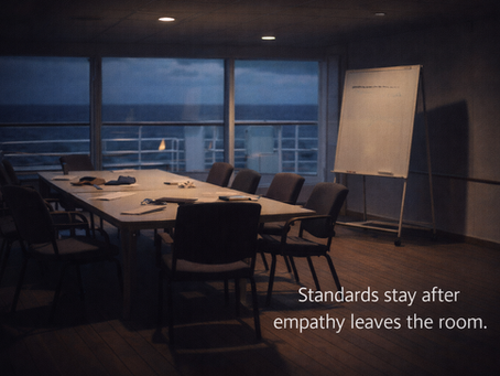 Empathy didn’t lower standards. Leaders did. And they called it compassion. Kindness Without Standards Fails People. Standards Without Kindness Break Them.