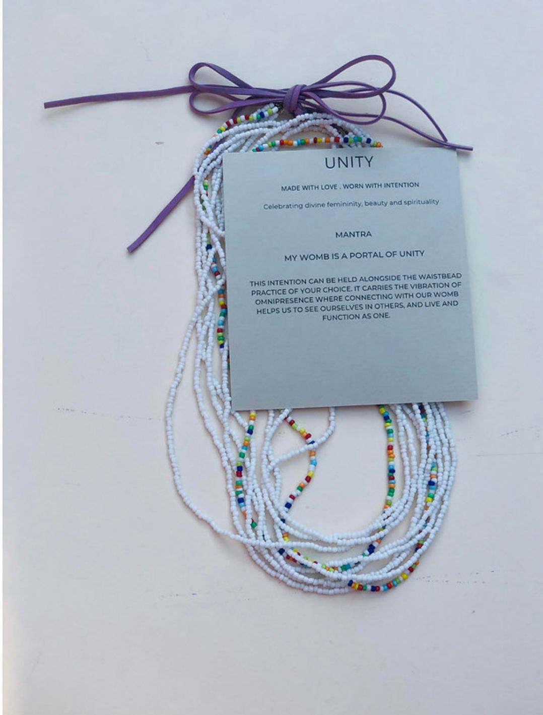 "UNITY" - Wombdance Waist beads