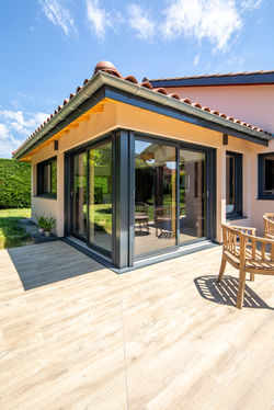 EXTENSION MAISON OSSATURE BOIS