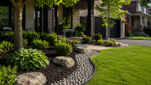 Showcase the practical and aesthetic benefits of landscape edging while highlighting products available through Adams Landscape Supply.