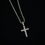 Miniatura: Cross Frosted Pendant