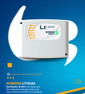 Saída PGM Tensão de saída 18000 volts Bivolt automático (90 a 240 Vac) Saída de LED e saíd