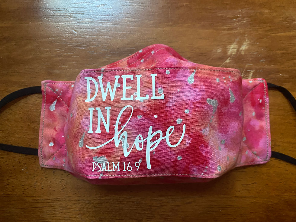 Thumbnail: Custom quote with pretty fabric and velcro laynard
